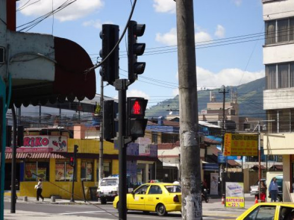 Vanguard in the city of Quito (Ecuador)